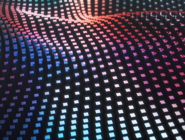 red and blue textile on blue textile